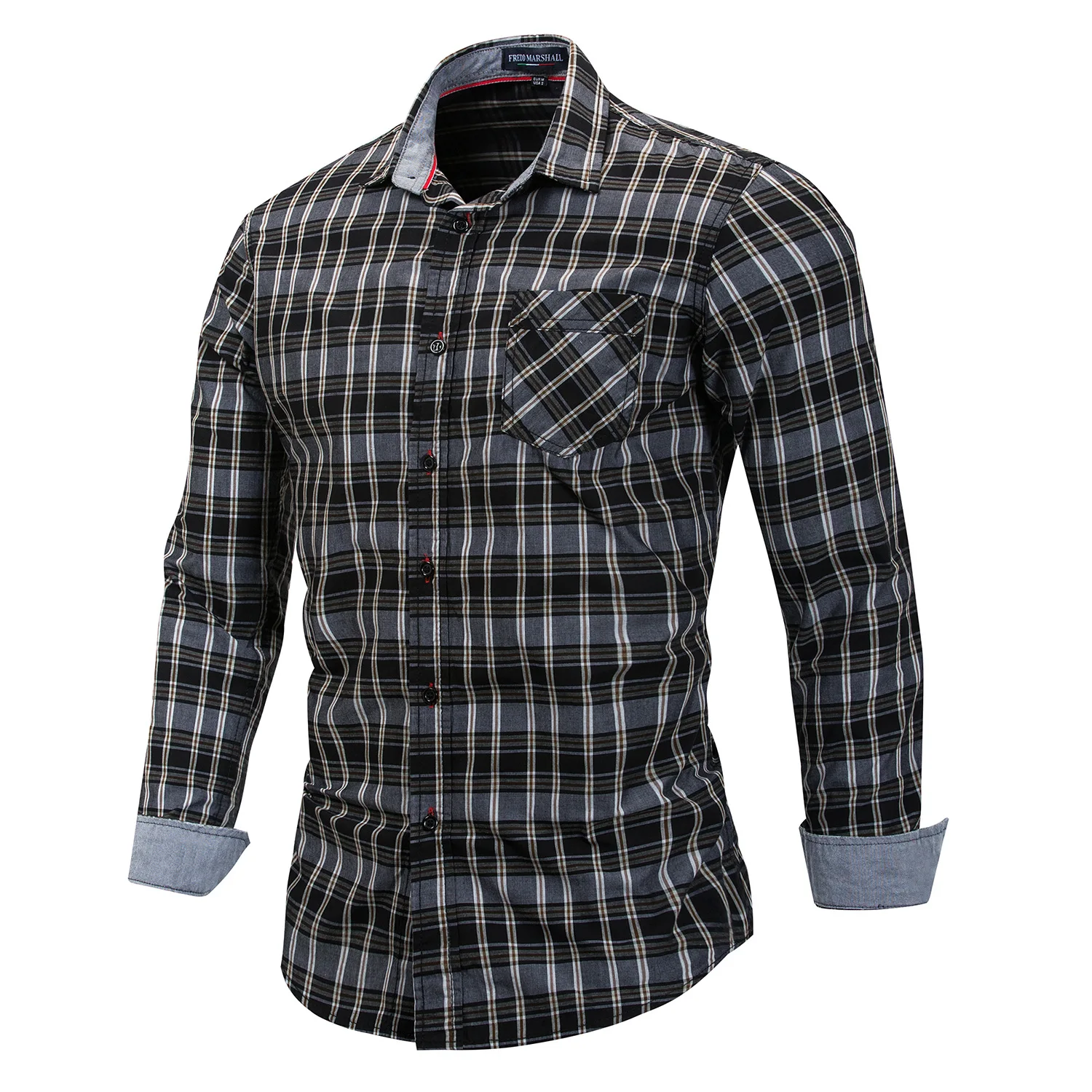 Новинка 100% года хлопковые мужские рубашки плед для мужчин отдыха платье из