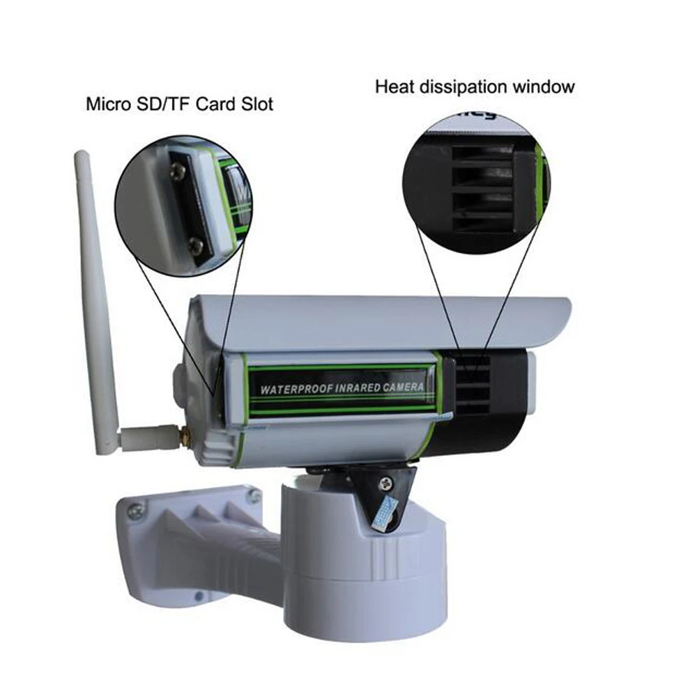 Варифокальный мм 1080P HD-12 объектив 2 8 Pan/Tilt ip-камера беспроводной Wifi Micro SDCard слот 2MP