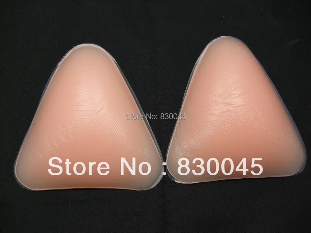 100% силиконовый Новый треугольный бюстгальтер Вставка колодки с красивой