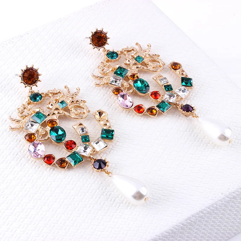 ZINFANDEL новая модель женская большая мода Этническая Серьга для женщин горный