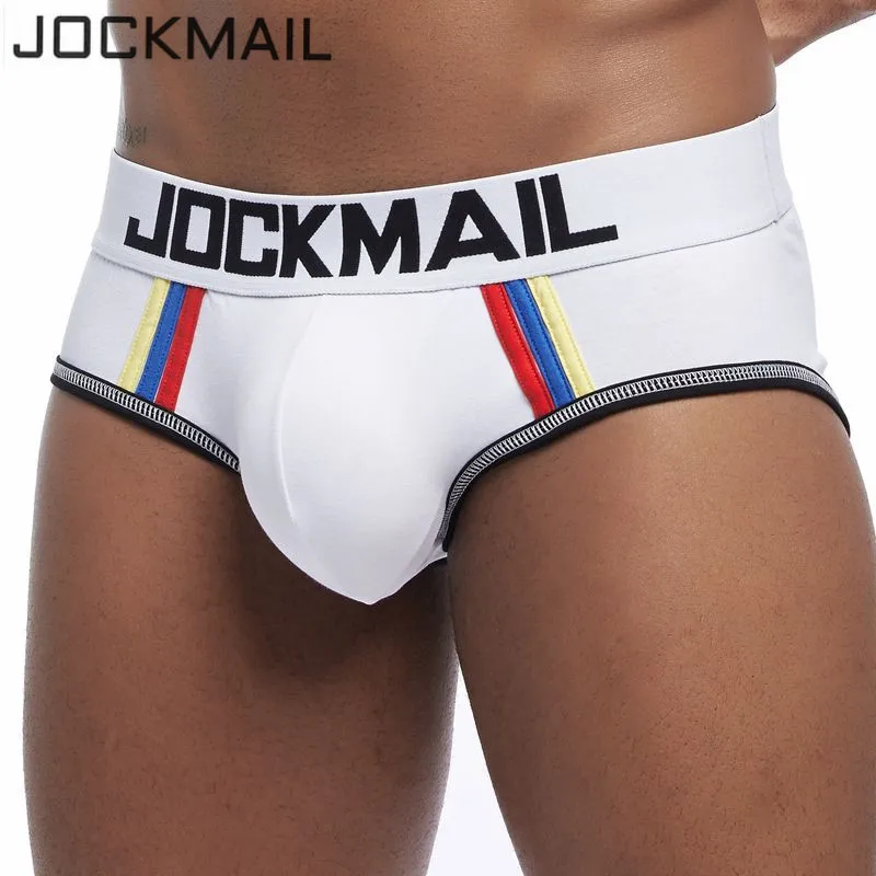 Трусы джоки JOCKMAIL мужские с карманом для пениса Брендовое хлопковое нижнее белье