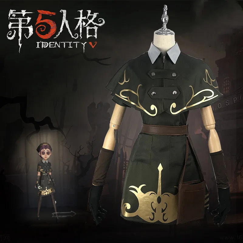 Игра идентичность V Косплей Костюм пятая личность доктор Эмили племянник