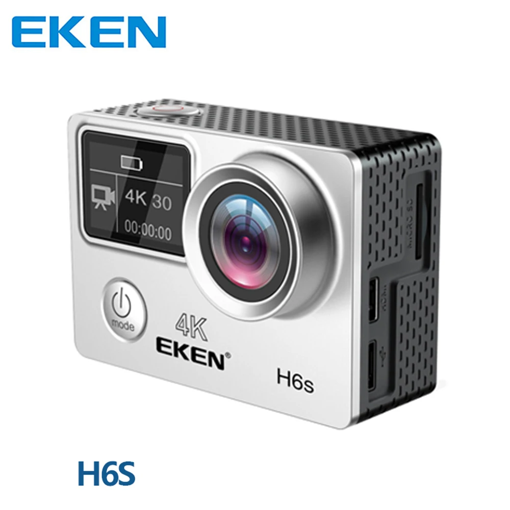 Оригинальная Экшн камера eken H6S Ultra HD 4K EIS стабилизация изображения Ambarella A12 чип Wifi