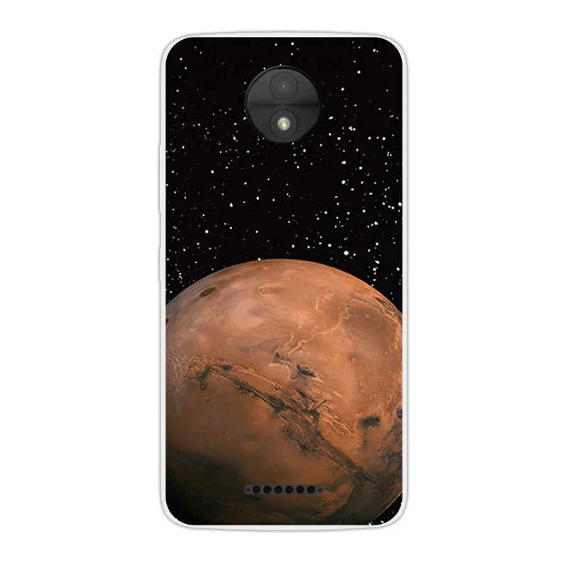 For Motorola Moto C Case Lion Cover 5.0 inch TPU Transparent Silicone Phone Capa XT1750 XT1754 |