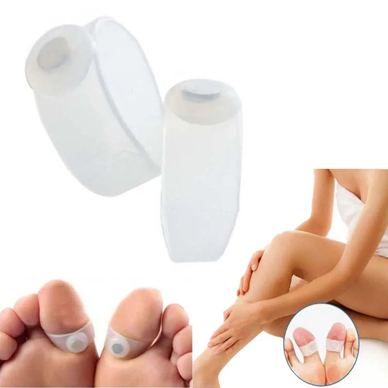 Гарантированно Новое магнитное мягкое Силиконовое массажное кольцо для ног