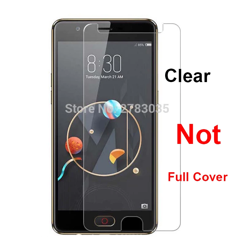 Для ZTE Nubia M2 Lite 5 дюйма новая твердость 9H 2.5D полное покрытие закаленная Защитная