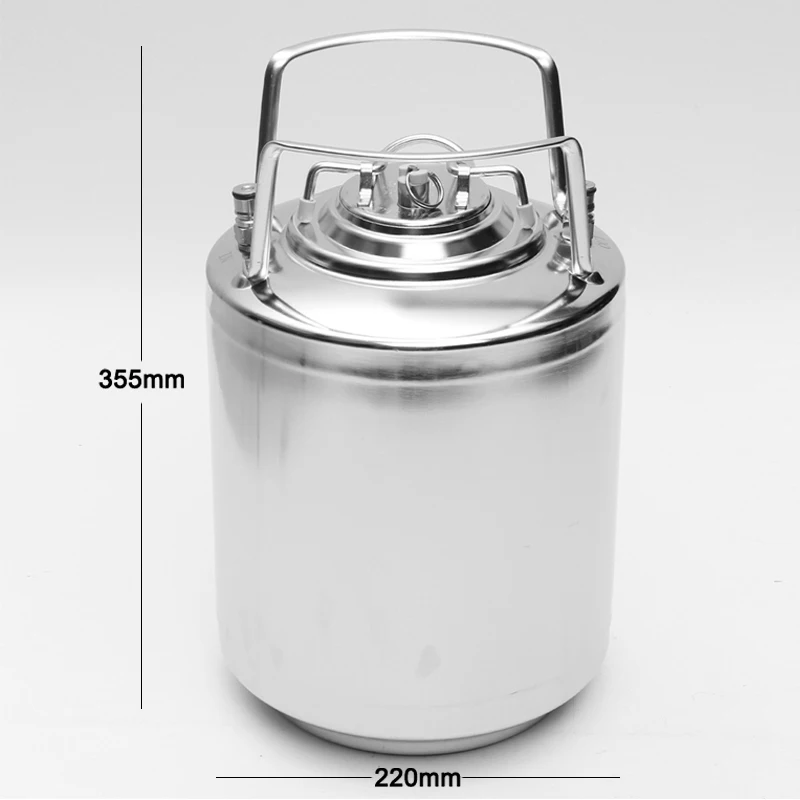 6/10/18.5L Нержавеющая сталь Homebrew Ворчун мини бочонок пивоварня герметичность верхней крышки бутылки пива домашнего пивоварения изготовления Бар Инструмент
