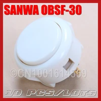new 10pcslot japan sanwa push buttons arcade buttons for pc game controller usb universal arcade handle gamepads arcade mame