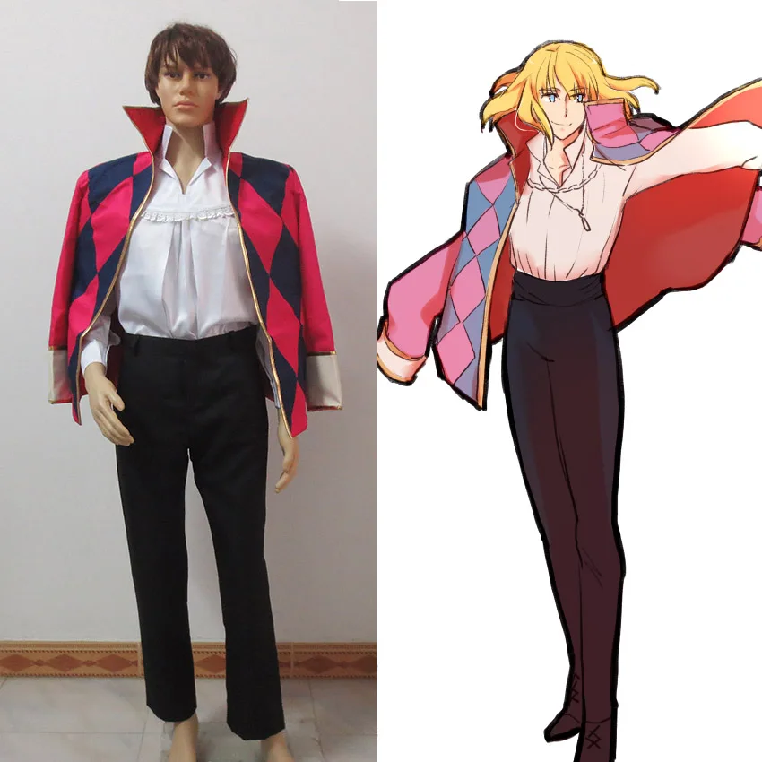 

Howl's Moving Castle Howl Cosplay Costume Free Shipping