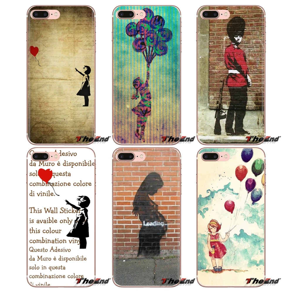 Silicone Phone Bag Case Street Art Banksy Graffiti Painting For Xiaomi Redmi 4A S2 Note 3 3S 4 4X 5 Plus 6 7 6A Pro Pocophone F1 |