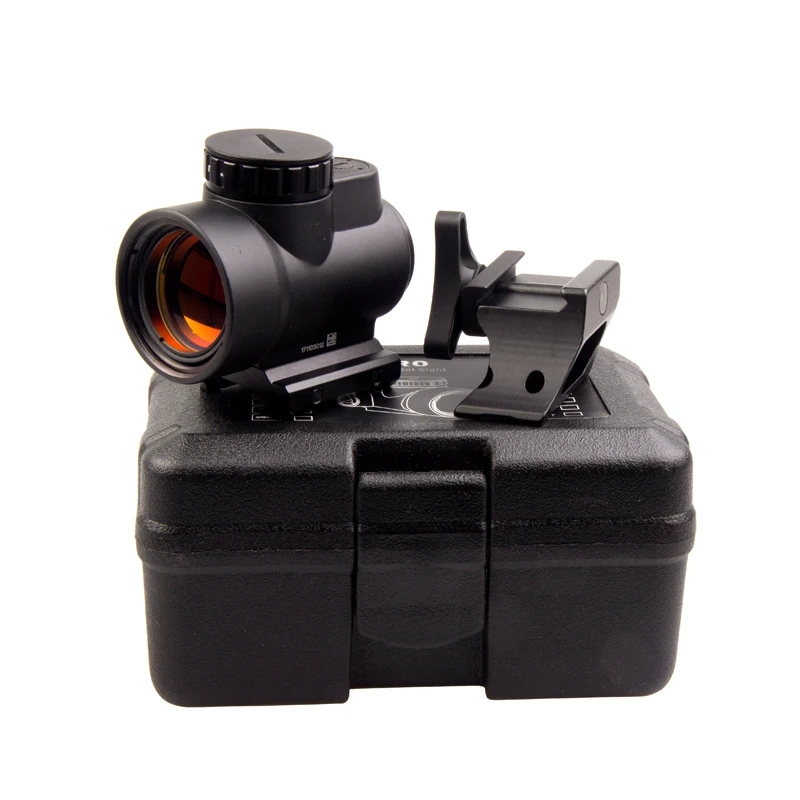 Тактический 1x Airsoft Red Dot лазерный прицел 20 мм рейку коллиматор база Охота
