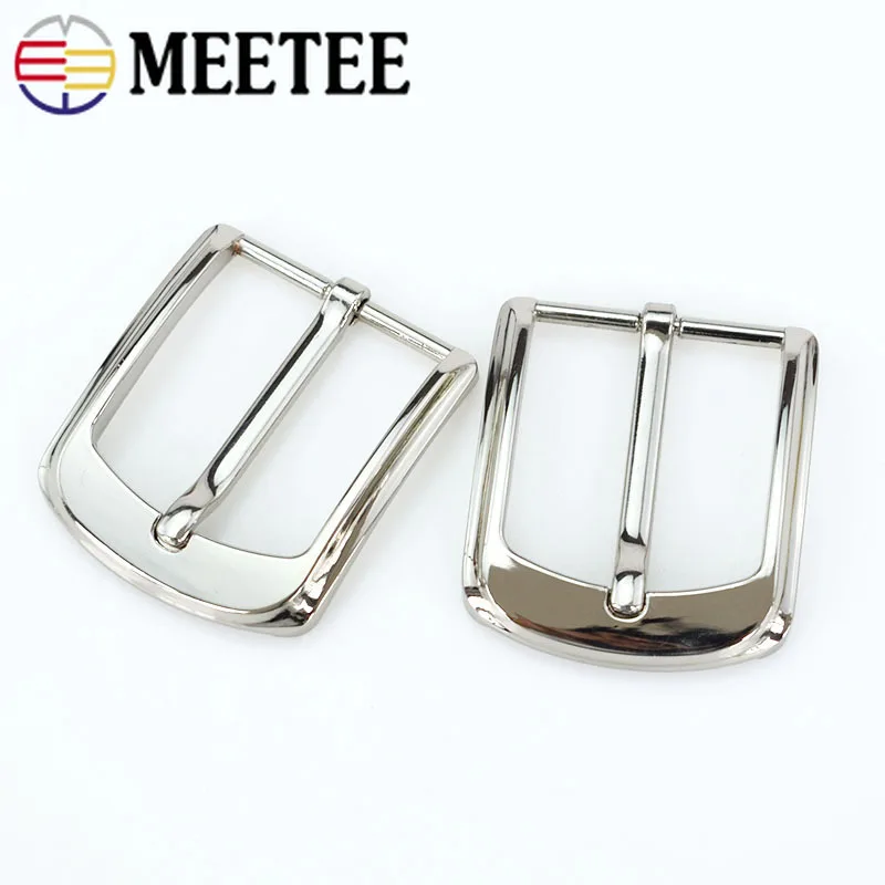 Meetee, 1 шт., 39 мм, широкий ремень, пряжка, Чистая латунь, булавки, аксессуары для ремонта, Мужская пожарная головка, подходит для 36-38 мм, ремень, сделай сам, кожа, ремесло, AP274