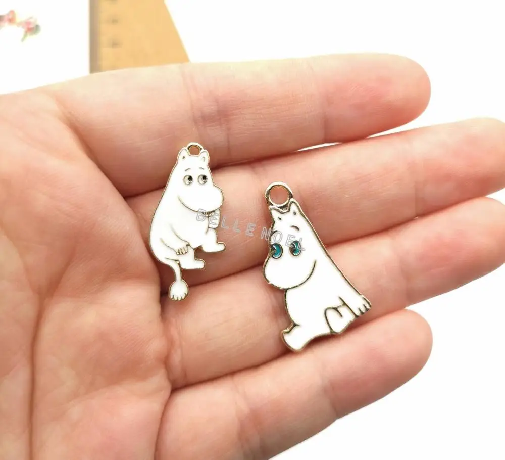 20 штук с героями Улица Сезам Эмаль ожерелье металлической подвеской Подвески