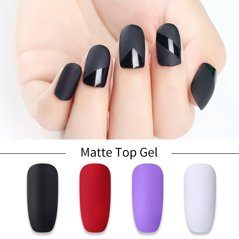 Гель-лак для ногтей NICOLE DIARY 8 мл Матовый верхний слой блестящее верхнее покрытие