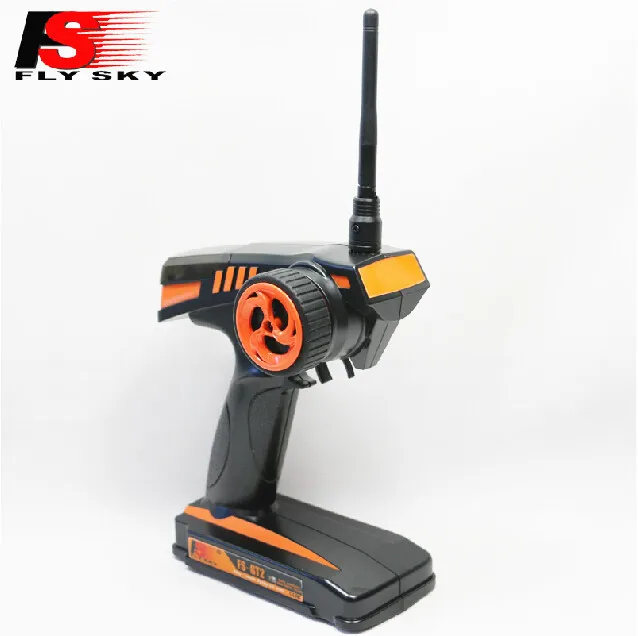 100% Genuine Original Flysky FS-GT2 2.4G 2CH Remote Radio Controller Transmitter &amp Receiver For RC Car Control Cars Boat | Игрушки и