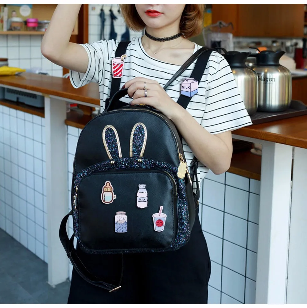 Очаровательная акриловая брошь в виде снеков из мультфильма мороженое бутылка