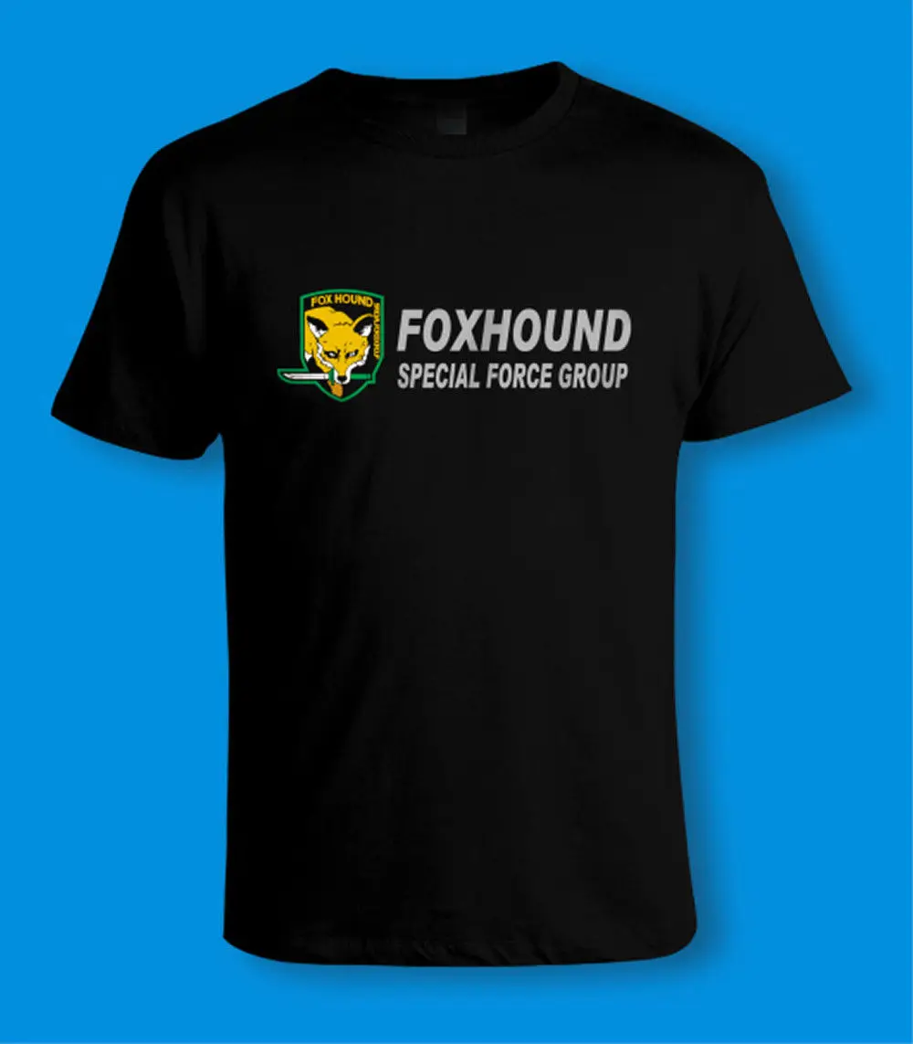 Металлическая шестерня твердая PS4 PS3 FOXHOUND SPECIAL FORCE GROUP футболка размеры до 5XL новые
