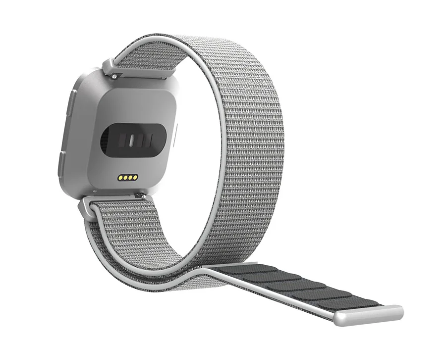 Сменный тканый нейлоновый ремешок для Fitbit Versa, Воздухопроницаемый регулируемый ремешок с застежкой, ремешок для часов Fitbit Versa, Смарт-часы