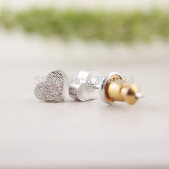 Jisensp Fashion Love Heart Earrings Vintage Piercing Jewelry Brinco Trendy Cute Earings for Women Pendientes Mujer Moda Earing | Украшения