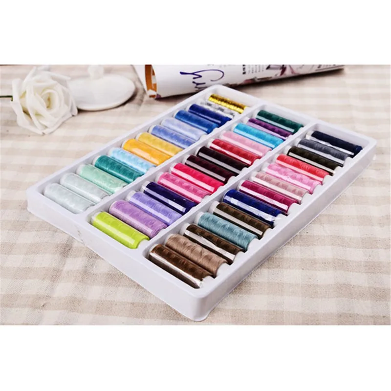 Новые 39 катушки/набор смешанных цветов полиэстер универсальные швейные нитки