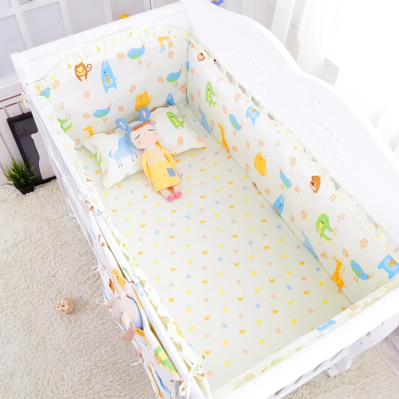 Комплект постельного белья из хлопка с рисунком для девочек и мальчиков 5