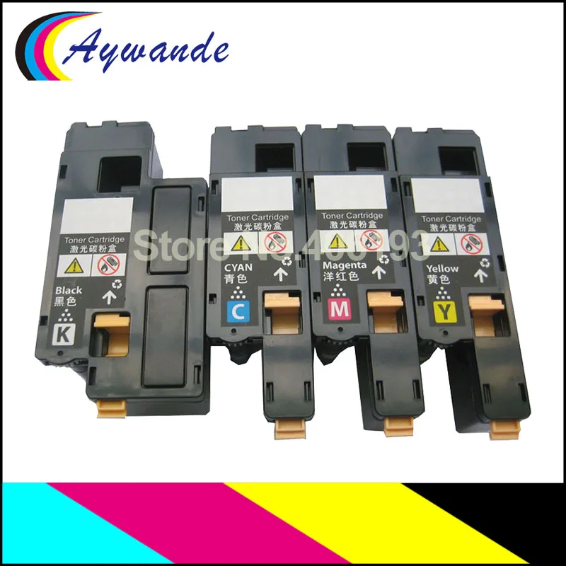 4 X Цвет картридж с тонером для Dell E525w E525 E 525 Вт 525 E525 w CT202253 CT202254 CT202255 CT202256