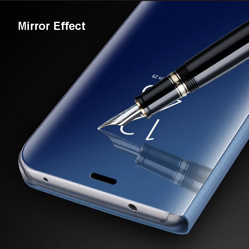 Умный чехол, зеркальный Прозрачный чехол для huawei mate 10 9 Pro P10 Plus, умный флип-чехол для huawei mate 10 Pro P10 Plus, чехол