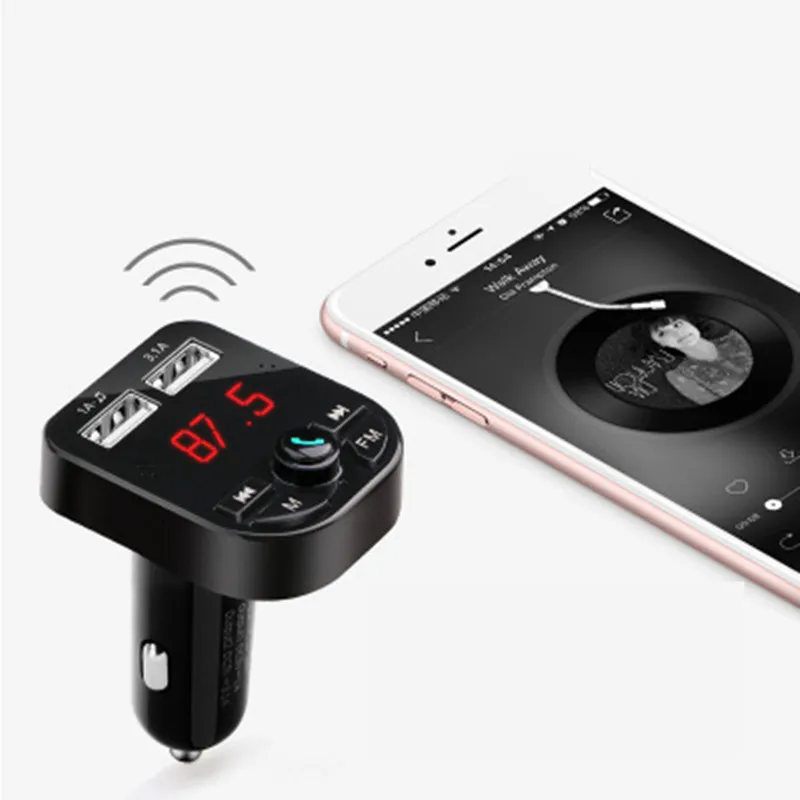 Автомобильный беспроводной Bluetooth комплект приемник ЖК дисплей MP3 плеер