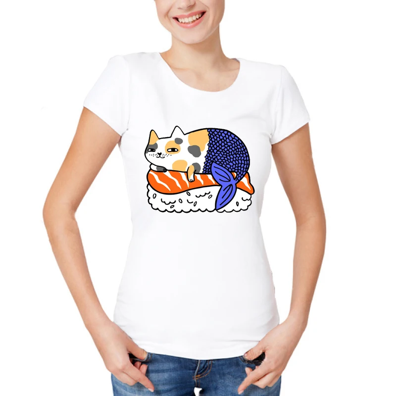 Футболка женская с коротким рукавом и забавным принтом Hello Kitty летняя 2019|shirt