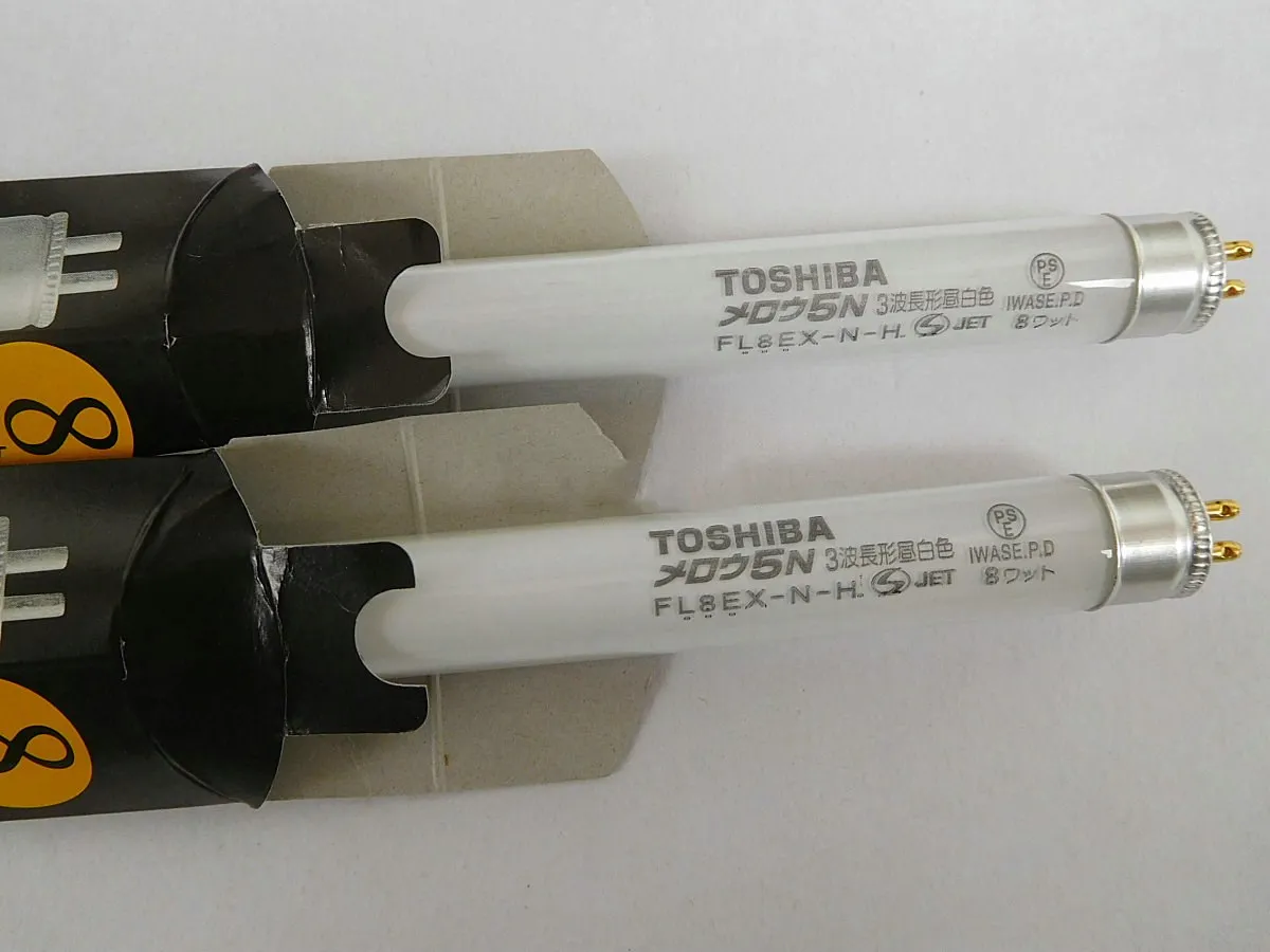 Для 2 шт. TOSHIBA FL8EX-N-H 8 Вт линейная флуоресцентная FL 8EX-N-H дневной G5 лампы FL8EXNH