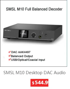 SMSL DP3 домашний DSD ЦАП усилитель аудио ES9018Q2C ЦАП USB Amp Hifi Цифровой плеер коаксиальный усилитель Bluetooth с усилителем для наушников