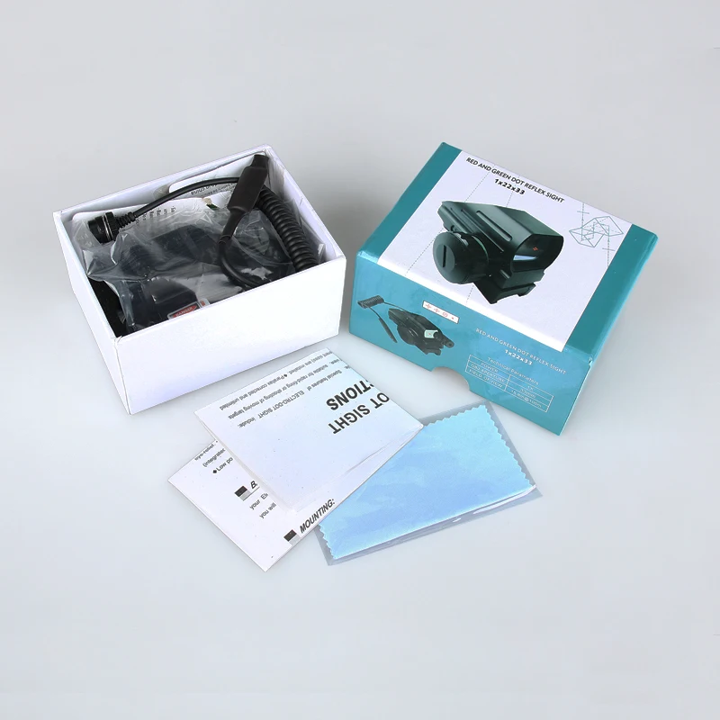 

4 multi reticles 1*22*33 red/green reflex holographic sight lens scope red dot optics sight with laser GZ20071