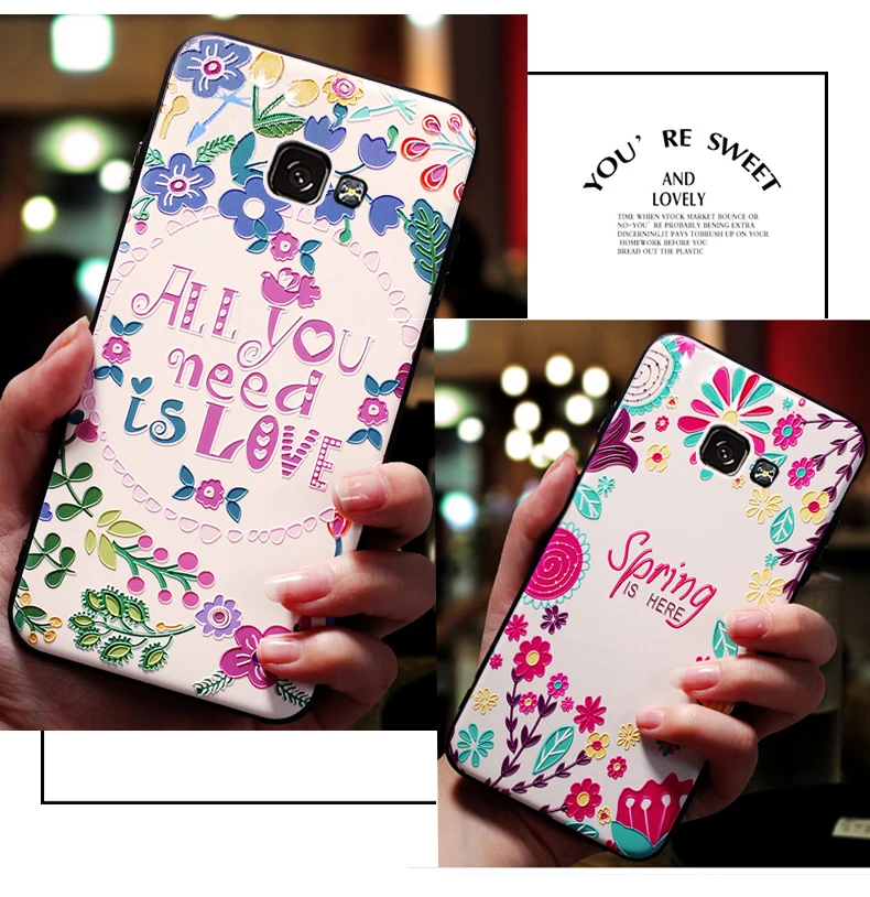 XinWen 3d роскошный etui чехол для Samsung Galaxy A5 2016 A510 силиконовый Силиконовый ТПУ