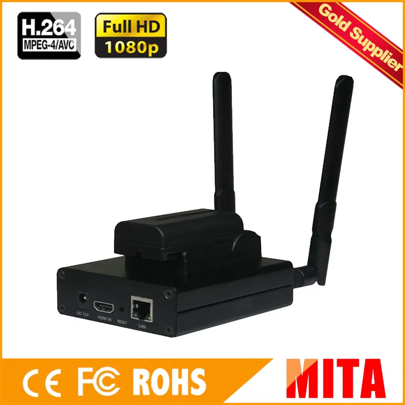 DHL Бесплатная доставка MPEG 4 H.264 HD беспроводной WiFi HDMI энкодер для IPTV прямая