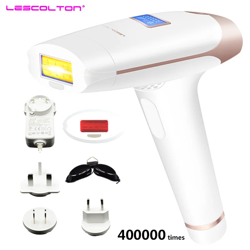 

Original LESCOLTON T009i Safe Use Razor Face & Body Hair Removal Painless IPL Home Pulsed Light for Men & Women with LCD Display