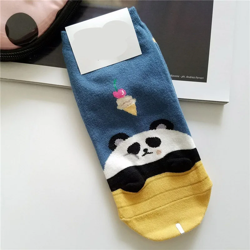 [EIOISAPRA] милые животные панда/собака/Кролик еда полные Творческие носки корейский