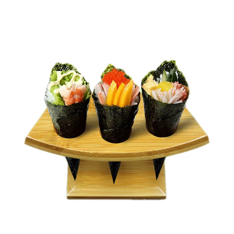 Бамбуковые стойки для суши конусы мороженого демонстрационная подставка