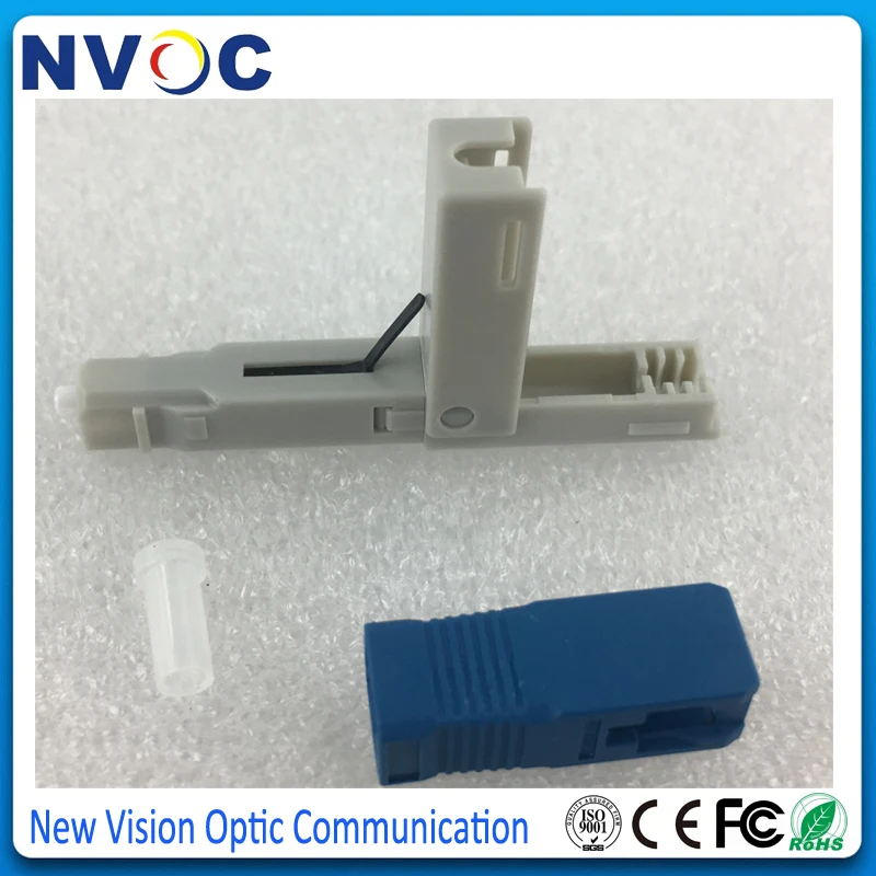 300 шт./пакет новый быстрый коннектор SC UPC сборный для установки на месте холодный
