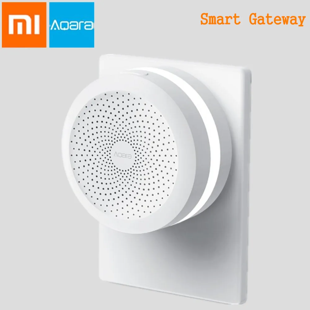 Оригинальный Xiaomi AQara ZHWG11LM беспроводной Wi Fi Zigbee Smart Gateway для домашней автоматизации