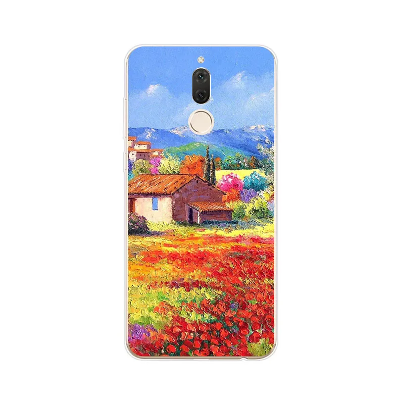Huawei nova 2i Case Silicon Graffiti 3D relief Painting Soft TPU Back Cover for 2I Phone Protect shell |