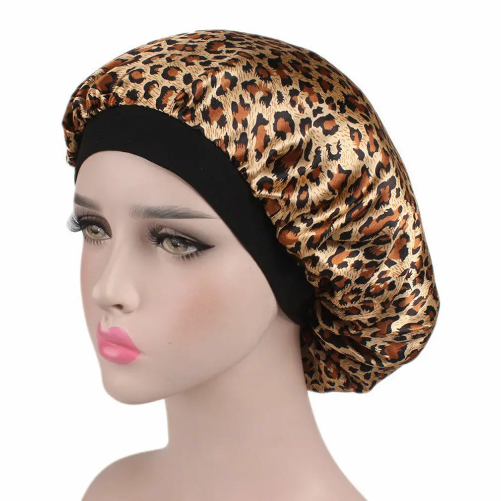 Женская атласная трикотажная Шапка бини для ухода за волосами 2019|Шапочки душа| |