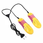 Сушилка для обуви, 220 В, 10 Вт, в форме гоночной машины, с фиолетовой светильник кой, защита для ног, дезодорант, осушающее устройство, сушилка для обуви, обогреватель
