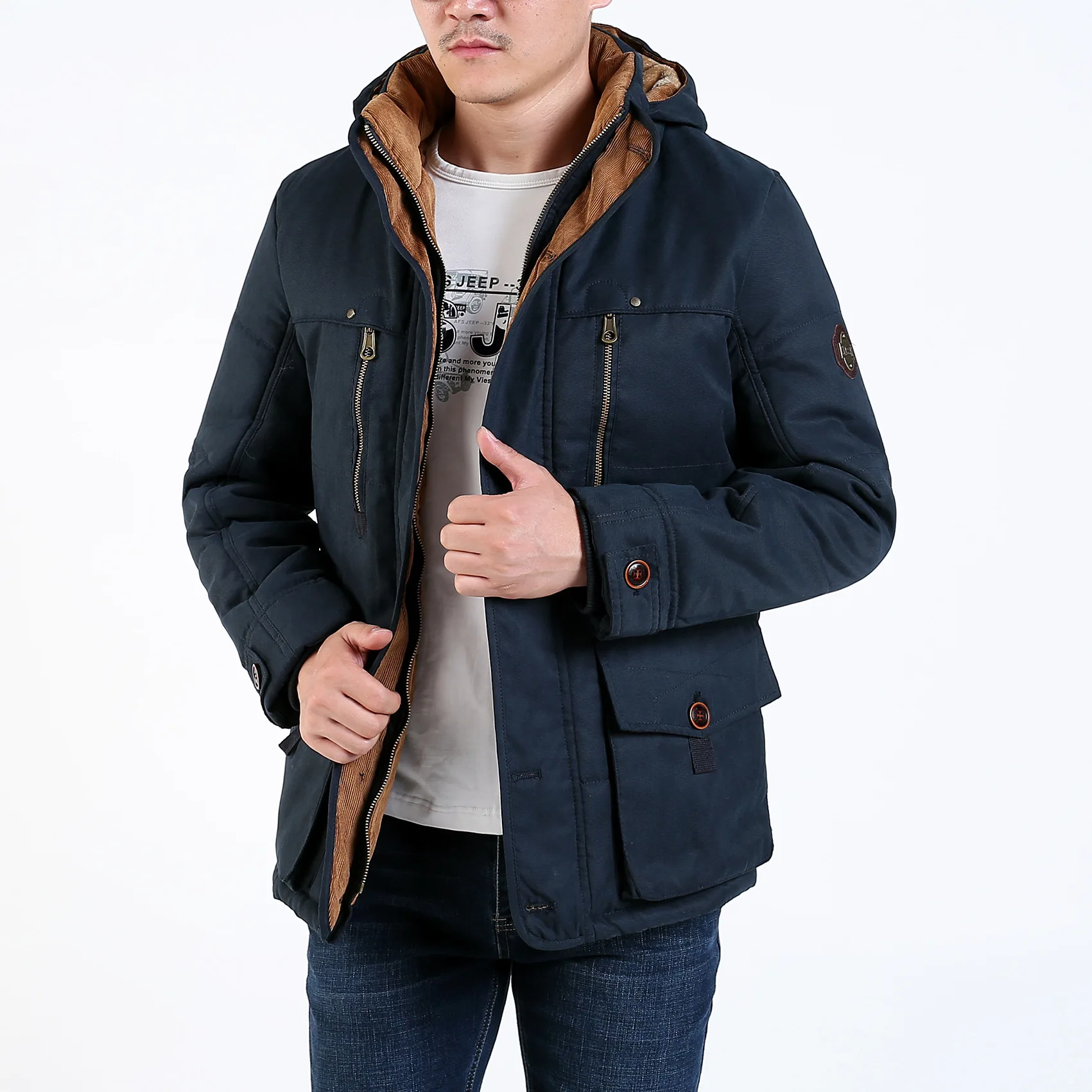 

MRMT 2022 брендовая мужская куртка с бархатным утеплителем, хлопковое пальто, мужская длинная хлопковая толстая одежда, мужская хлопковая курт...