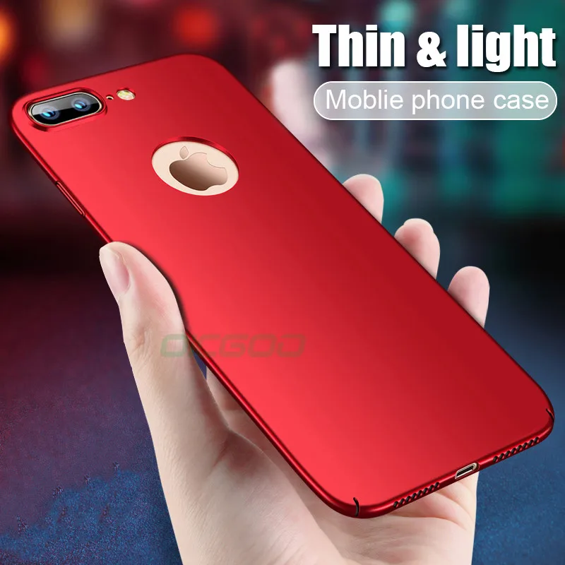 OICGOO Luxury Slim Full Protection Case For iphone 6 7 8 Plus X 10 Hard PC Phone Cover Cases 6s Shell | Мобильные телефоны и