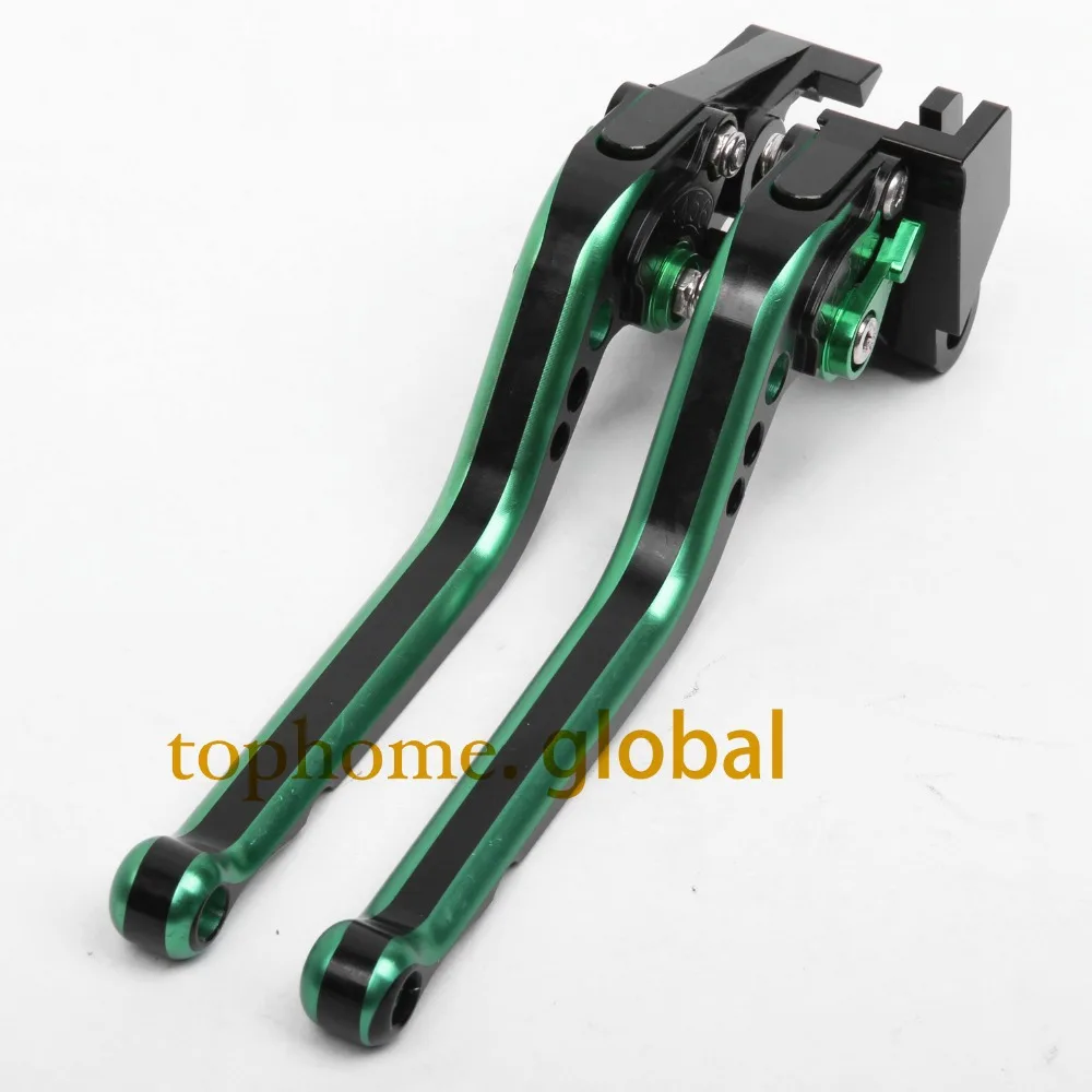 CNC Мотоциклы сцепные рычаги обычный размер смешанный черный и зеленый цвет для