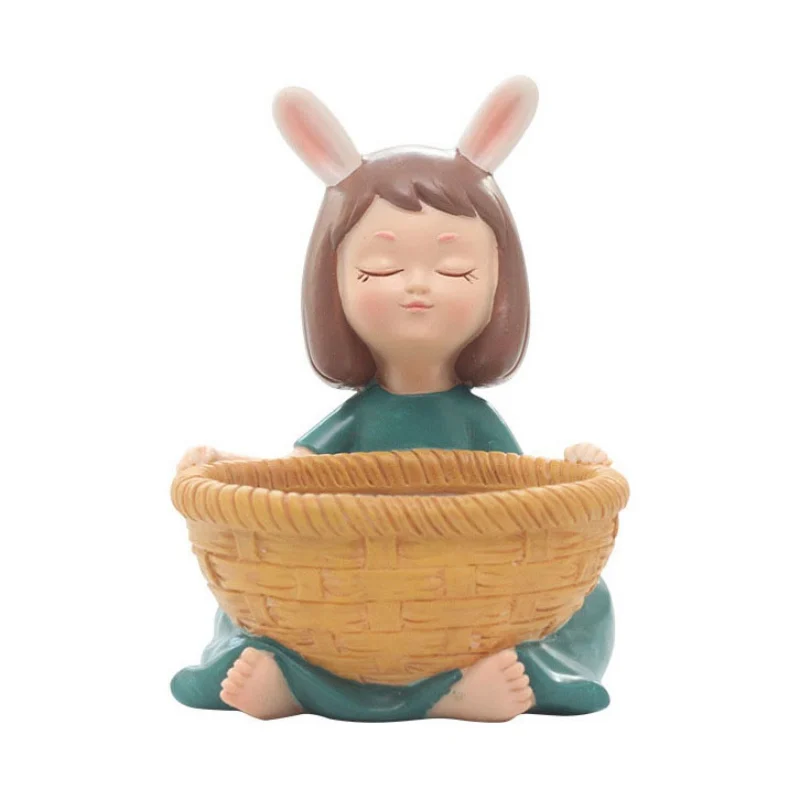 G Cute Cartoon Fleshy Flower Pot Resin Micro Landscape Plant Potted Home Garden Decoration Orchid Pot Home& Garden Supplies - Цвет: G