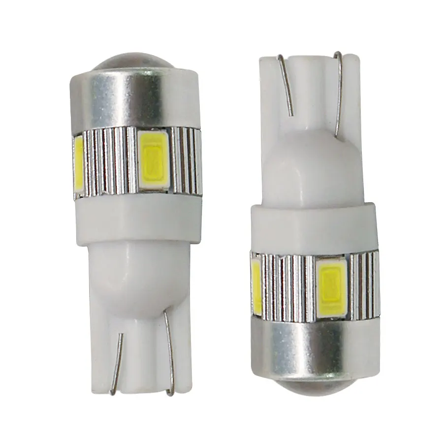 10 шт. Автомобильные светодиодные лампы T10 W5W 168 194 5630 5730 6SMD T10|10pcs t10 led|car door led lightdoor |