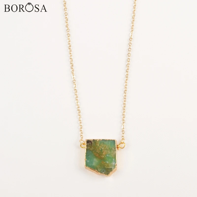 Ожерелье с кулоном BOROSA уникальное ожерелье в форме многоугольника из