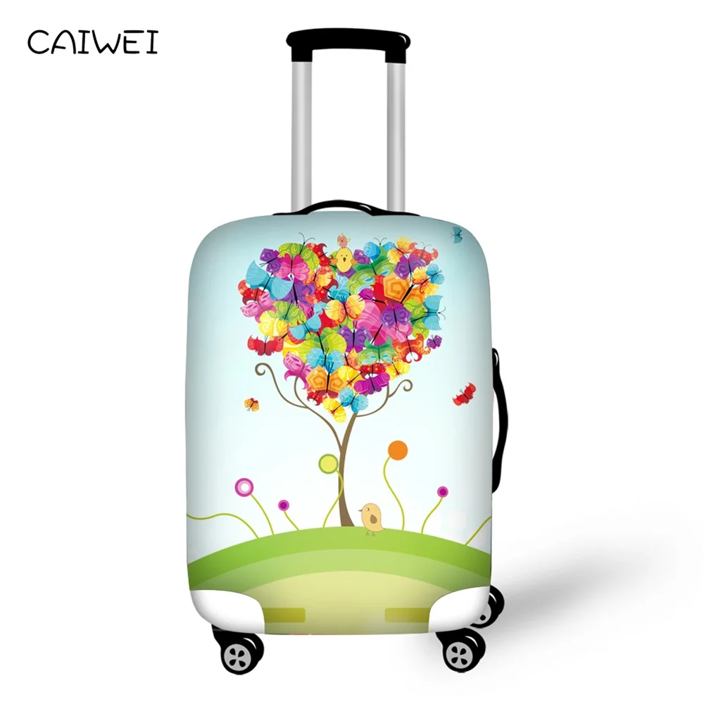 Elastic Travel Trolley Accessories Fashion Colorful Hearts Print Waterproof Luggage Cover 18-30 inch Suitcase Protective | Багаж и сумки