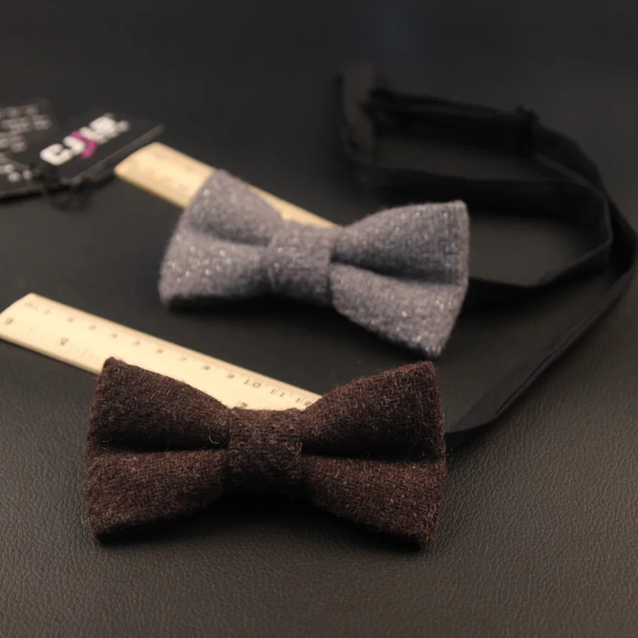 Мужской галстук-бабочка из 100% шерсти высокого качества узкая бабочка ткани